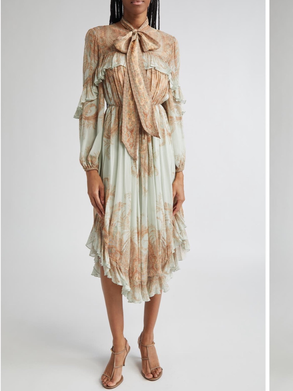 ZIMMERMANN
paisley-print ruffled dress